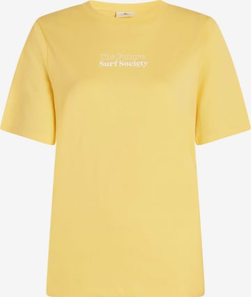T-shirt 'The Future Surf Society' O'NEILL en jaune : devant