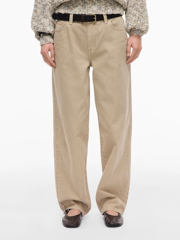 ROUGE EDIT Wide Leg Jeans in Grau: Vorderseite