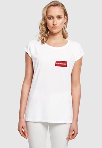 Merchcode Shirt 'Marocco Dima Maghreb' in Wit: voorkant