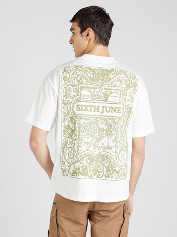 T-Shirt Sixth June en blanc : devant