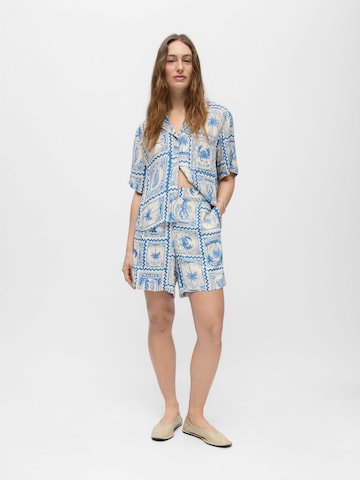 OBJECT - Loosefit Pantalón plisado 'OBJVima' en blanco