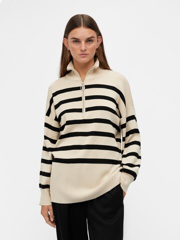 OBJECT Sweater 'Ester' in Beige: front