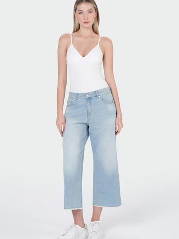 M.O.D MIRACLE OF DENIM Wide leg Jeans in Blauw: voorkant