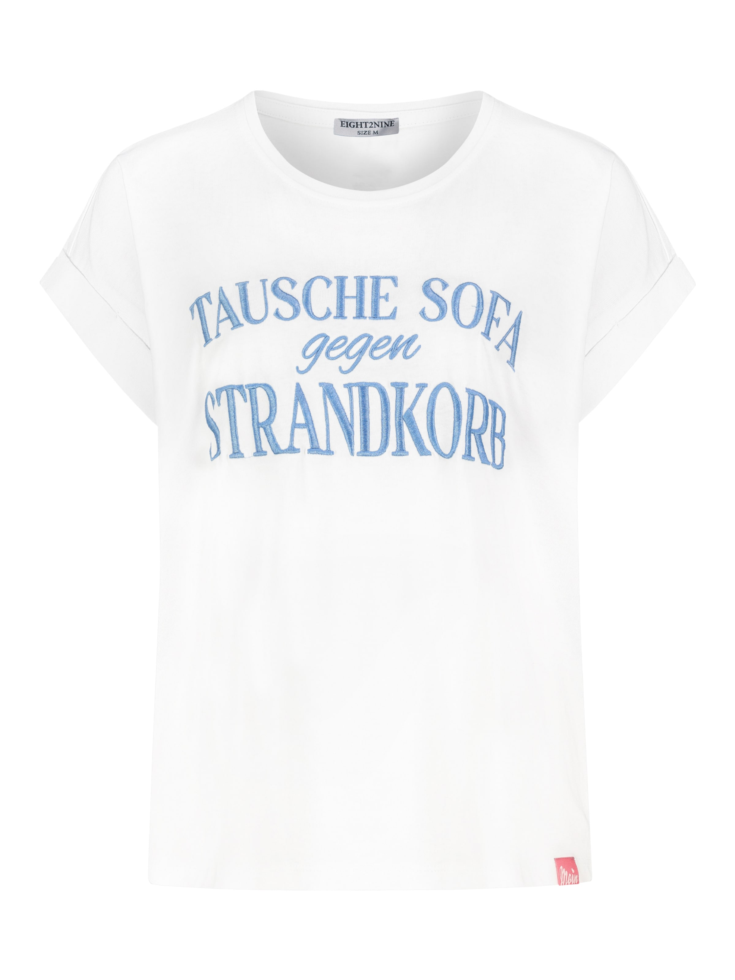 Eight2Nine Shirt 'Maritimer' in White: front