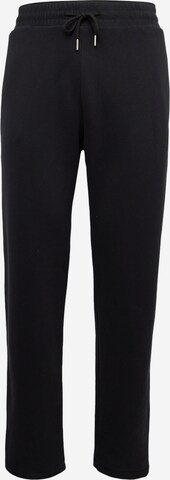 Pantaloni de la Abercrombie & Fitch pe negru: față