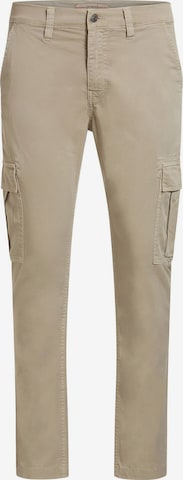 GUESS Slim fit Cargo Pants 'Lonta' in Beige: front