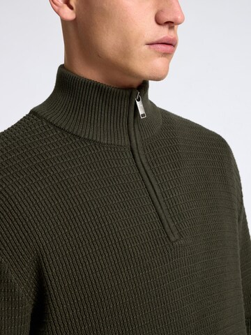 Pull-over 'SLHTheo' SELECTED HOMME en vert