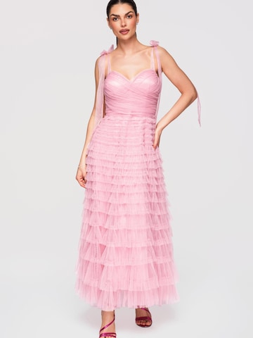 Ombre Kleid‌ in Pink