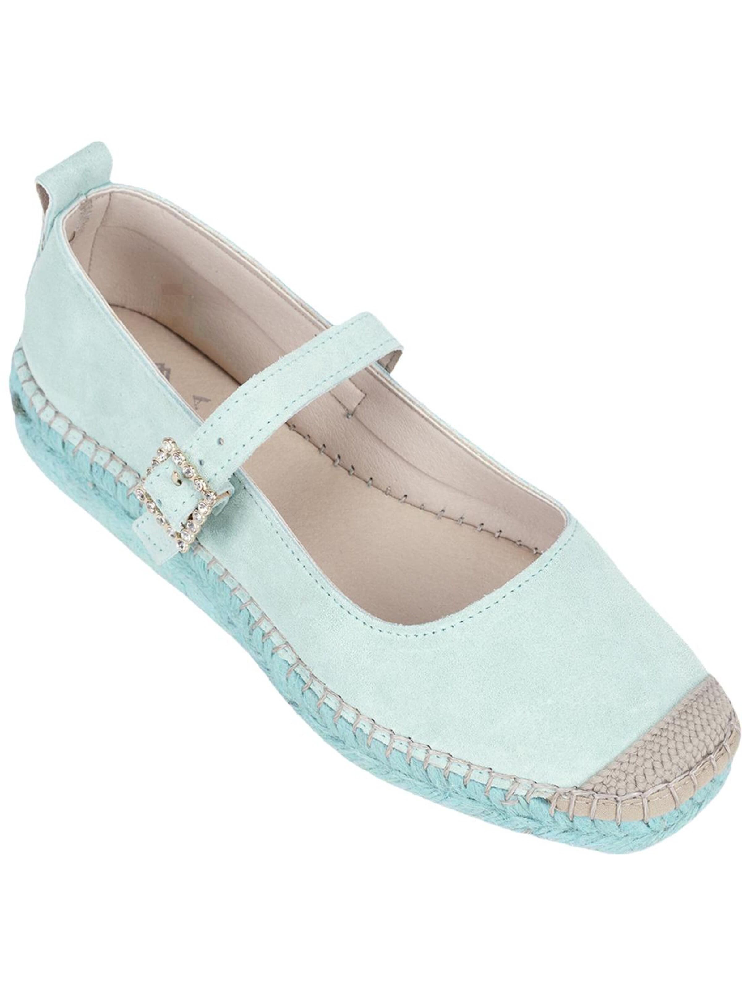 Desa Classic Flats 'Beleg' in Green: front