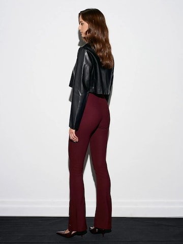 Flared Leggings di Dilvin in rosso