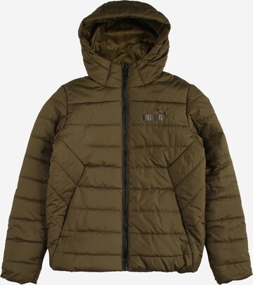 PUMA Winter Jacket in Green: front