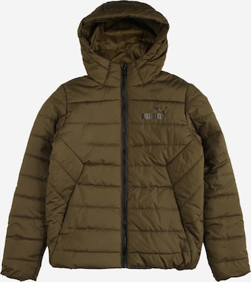 PUMA Winter Jacket in Green: front