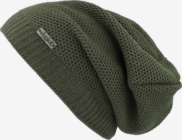 Eisglut Mütze 'Zinal' in Grün: Vorderseite