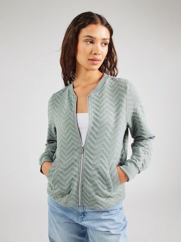 Hailys - Sudadera con cremallera 'Ke44ndra' en verde: frente