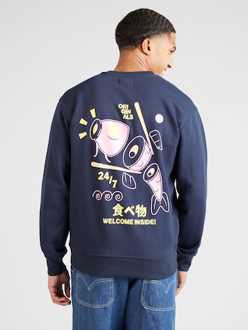 JACK & JONES Sweatshirt 'MAKI' i blå