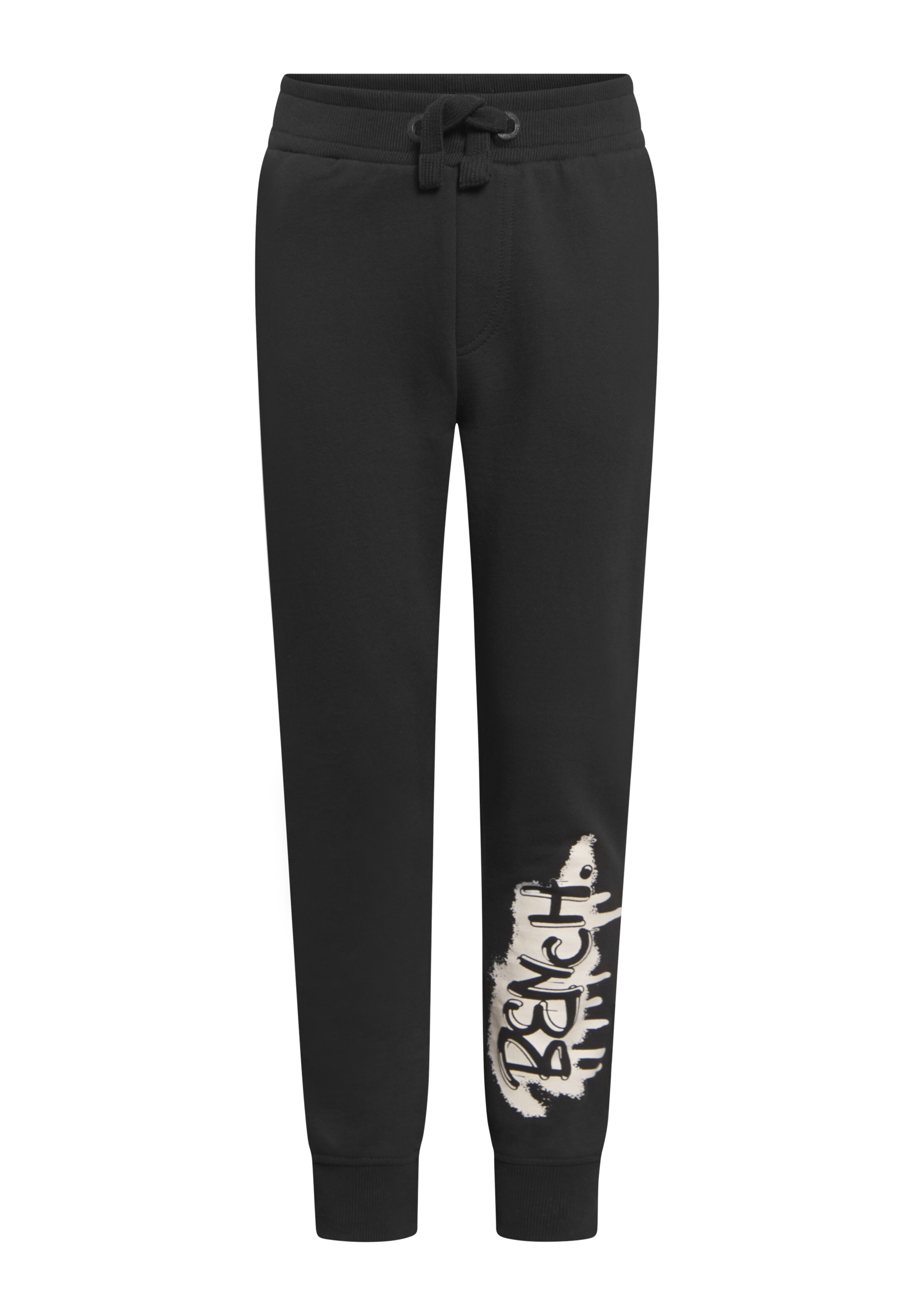 BENCH Tapered Pants in Black: front