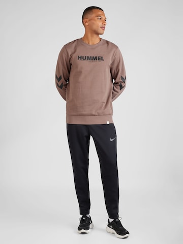 HummelSweater majica 'LEGACY' - smeđa boja