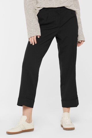 SENSES.THE LABEL Loose fit Pants in Black: front