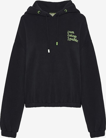 Funky Buddha Collegepaita värissä musta: etupuoli