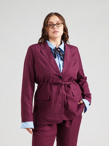 ONLY Carmakoma Blazers 'CARHATTIE' in Lila: voorkant