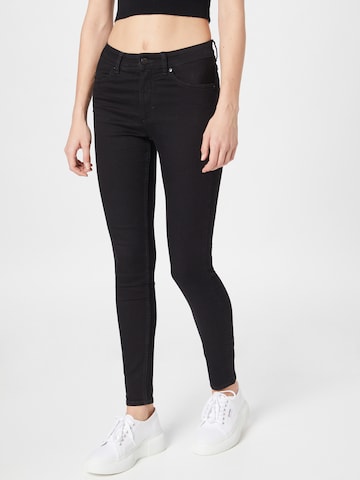 Monki Skinny Jeans in Black: front