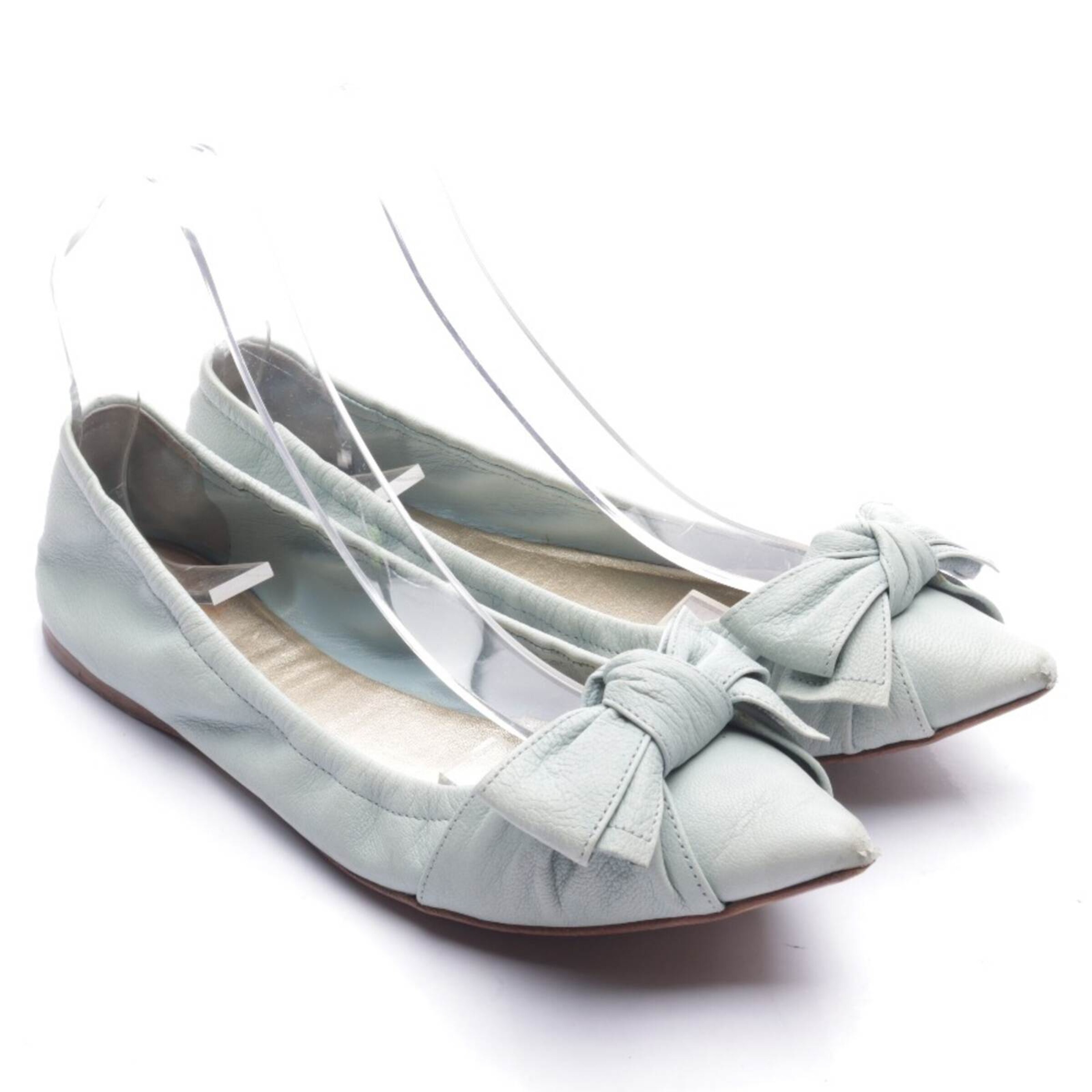 Miu Miu Halbschuhe 36,5 in Blau: Vorderseite