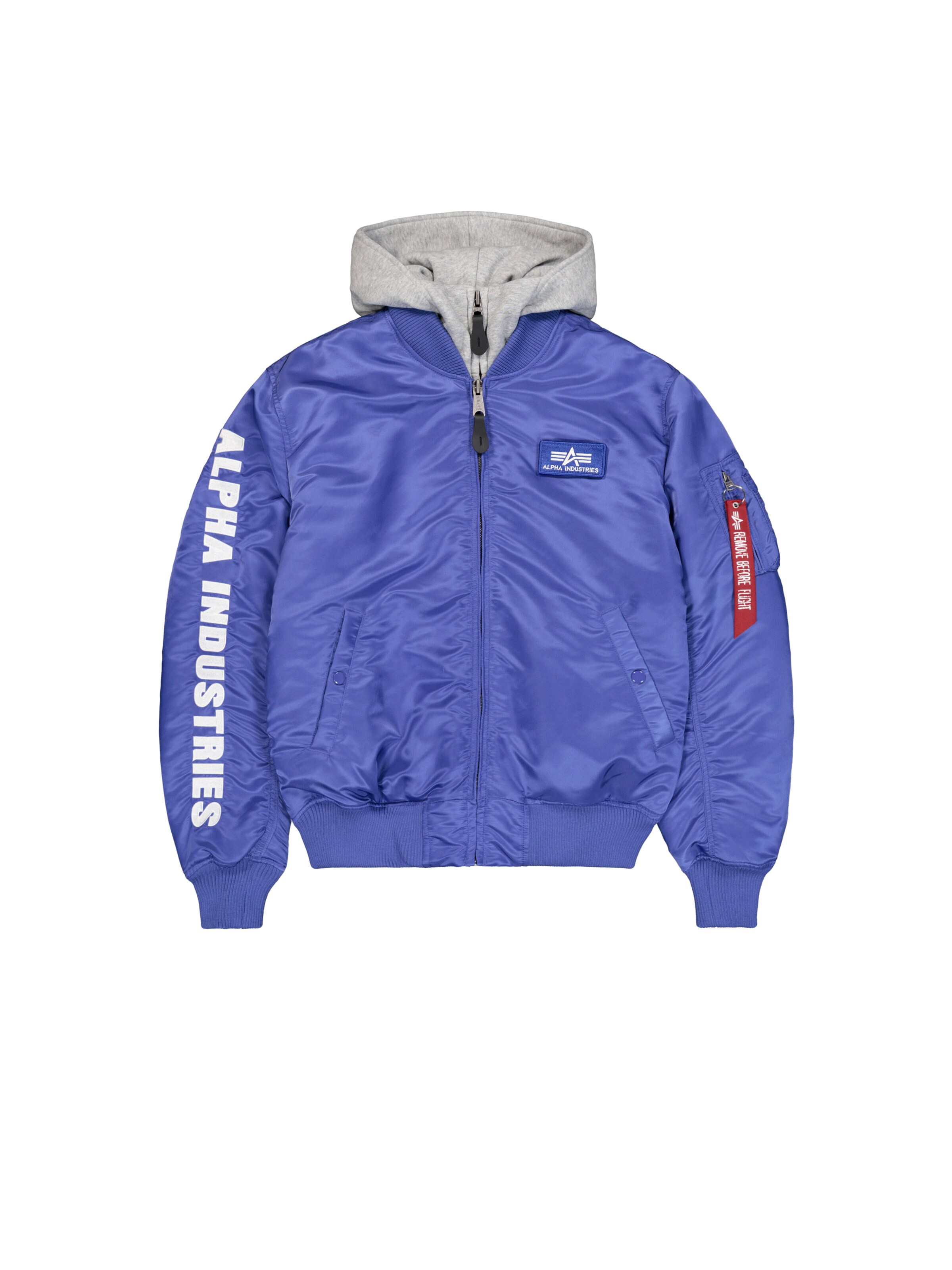 ALPHA INDUSTRIES Jacke 'MA-1 D-Tec' in Blau: Vorderseite