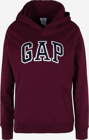 Gap Tall Sweatshirt in Red: front