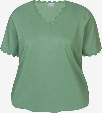 Zhenzi Shirt 'Carla' in Groen: voorkant