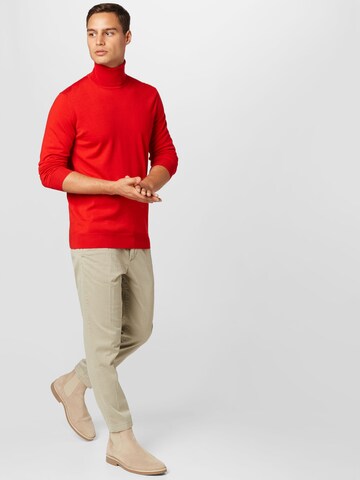 HUGO Sweater 'San Thomas' in Red