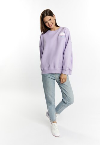 MYMO - Sweatshirt 'Keepsudry' em roxo