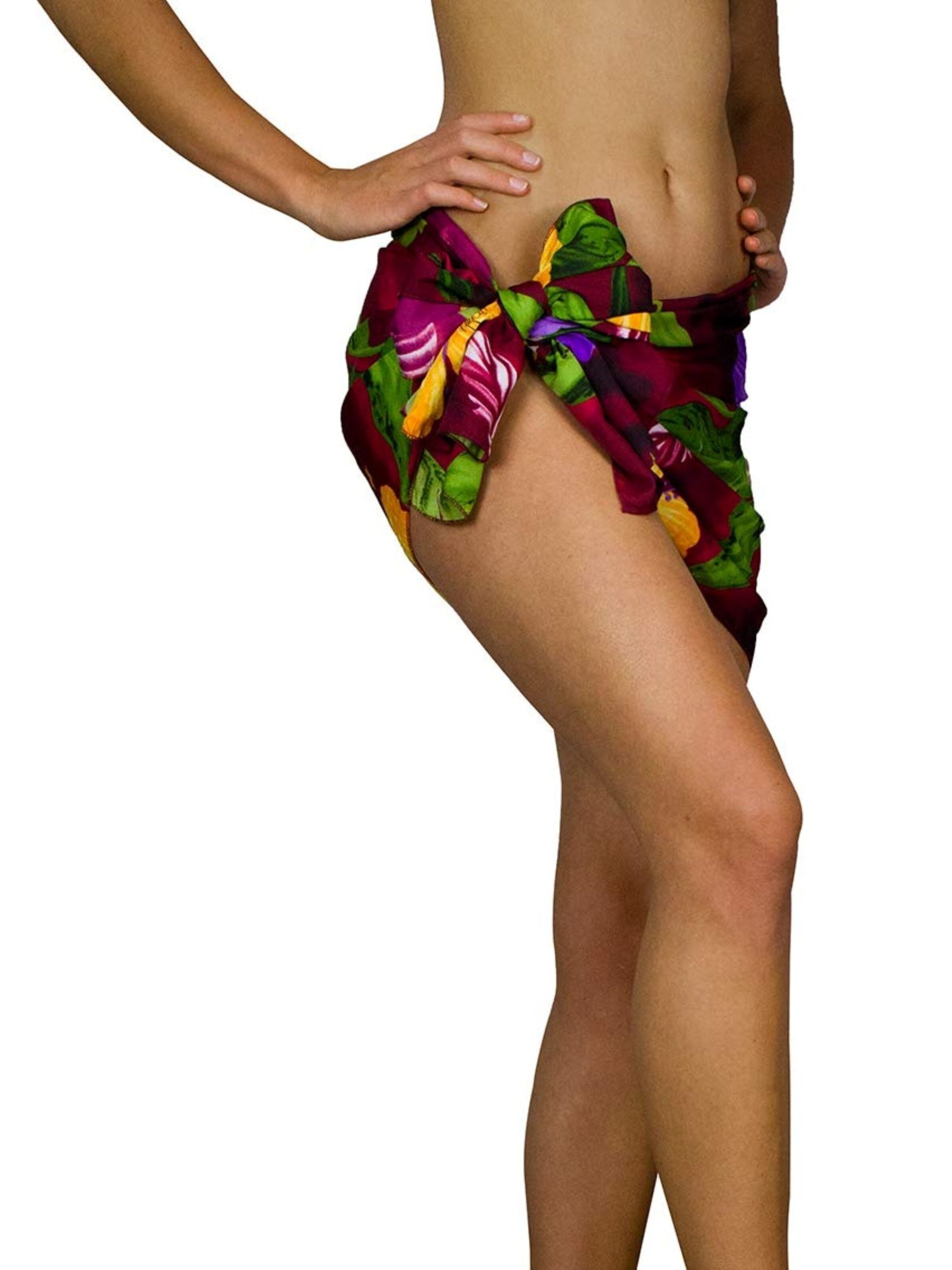 King Kameha Beach Towel 'Big Flower' in Red