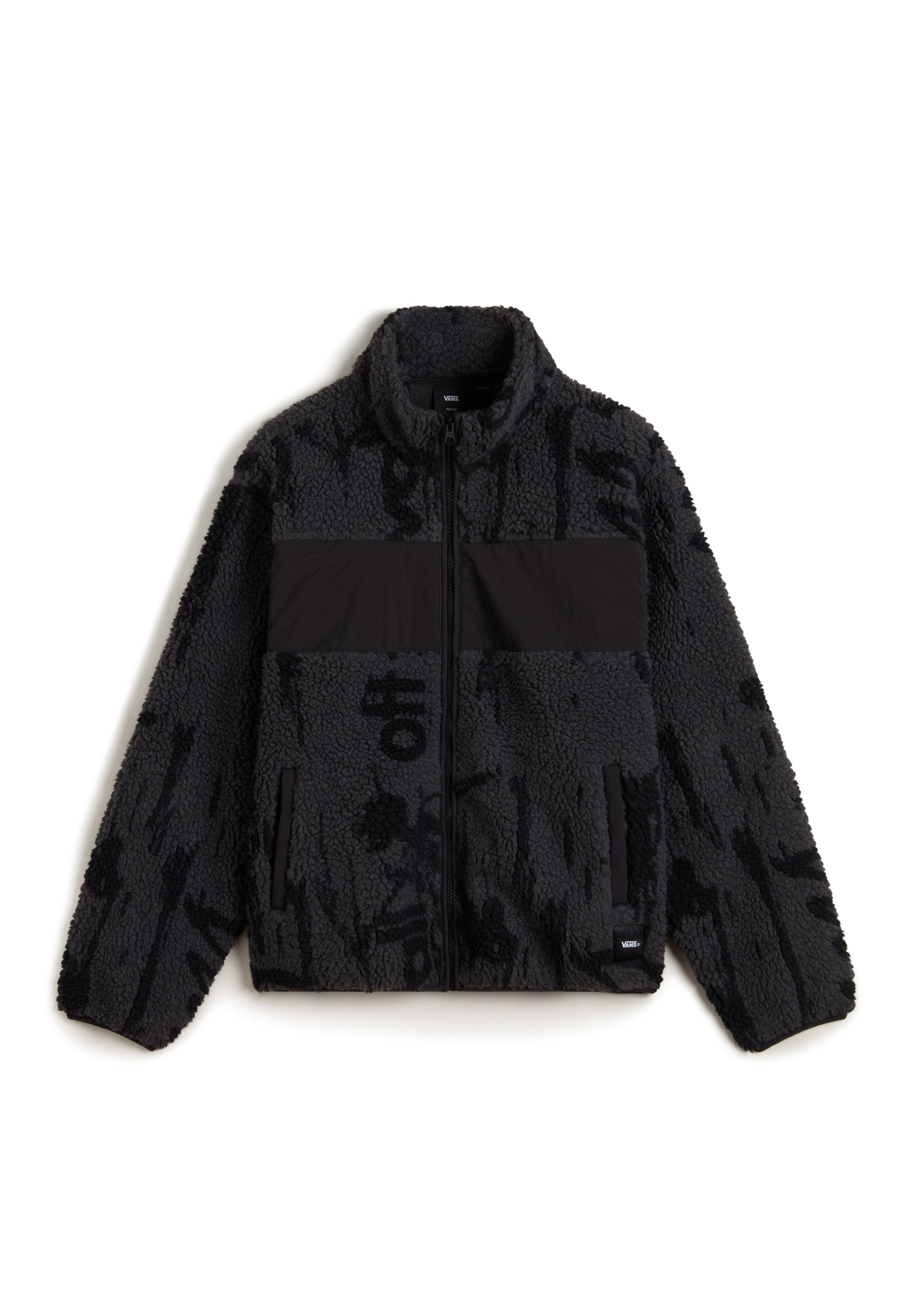 VANS Φθινοπωρινό και ανοιξιάτικο μπουφάν σε μαύρο: μπροστά