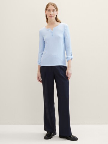 TOM TAILOR Shirt in Blau