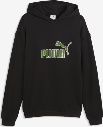 PUMA Sportsweatshirt 'Essentials Elevated No. 1' in Schwarz: Vorderseite