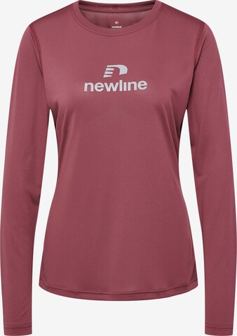 Newline Performance Shirt 'BEAT' in Red: front