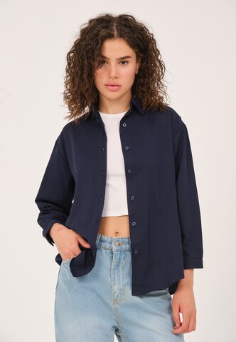 Giorgio di Mare - Blusa en azul: frente