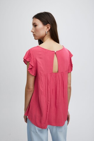 ICHI Blouse 'Marrakech' in Rood