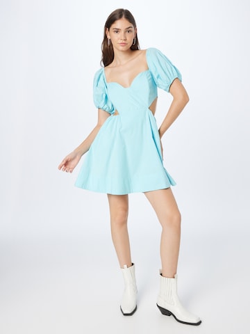 Bardot Cocktail Dress 'MAKAELA' in Blue