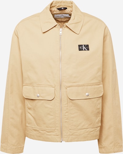 Calvin Klein Jeans Демисезонная куртка в Песочный / Черный / Белый, Обзор товара