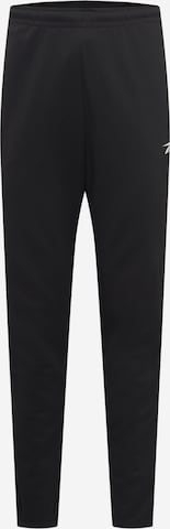 Regular Pantalon de sport Reebok en noir : devant