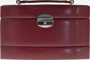 WINDROSE Schmuckkoffer 'Merino' in Rot: Vorderseite