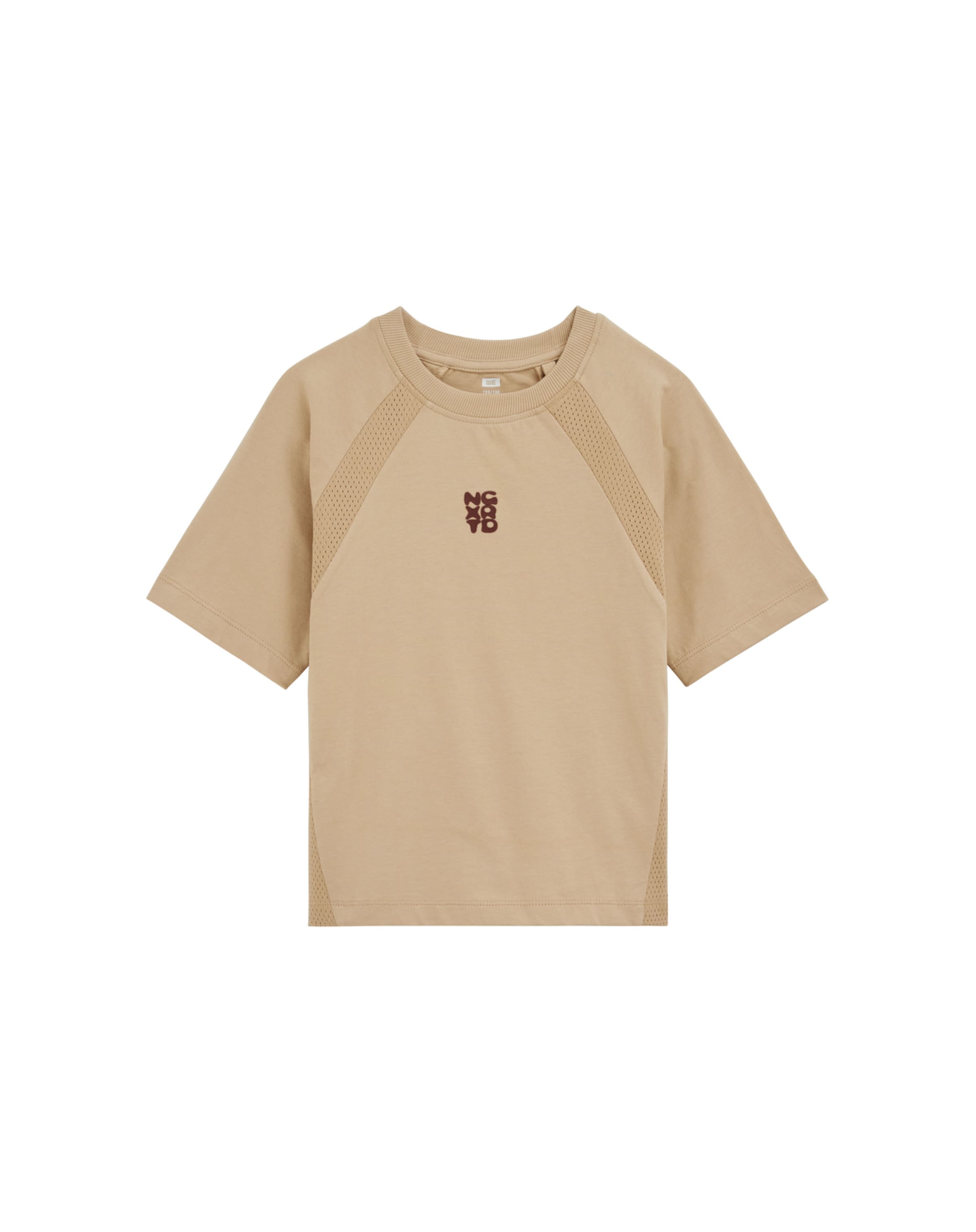 Tricou de la WE Fashion pe bej: față