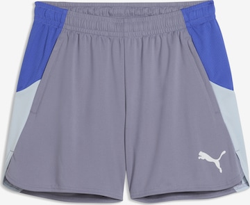 PUMA Regular Sportbroek in Grijs: voorkant