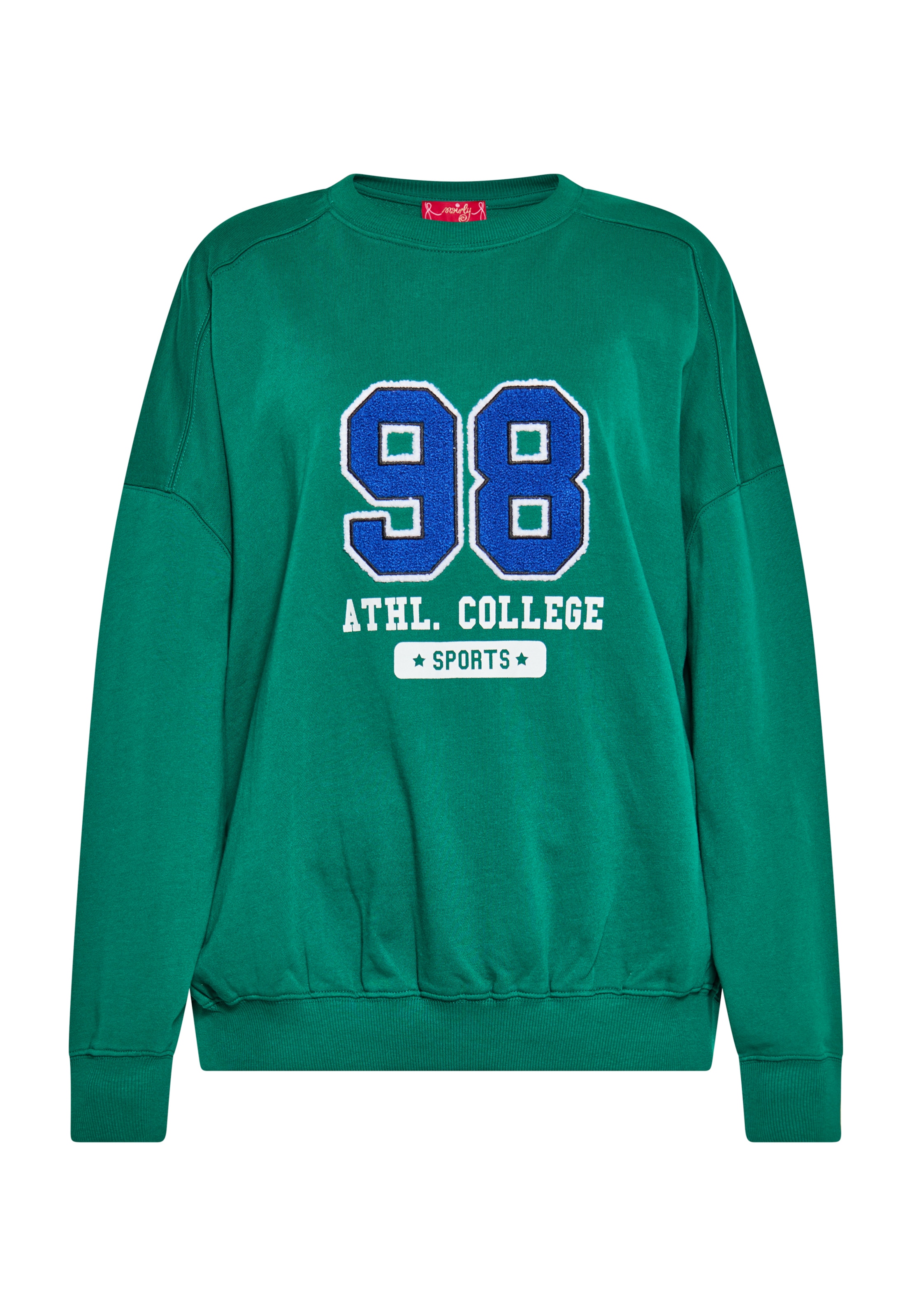 swirly Свитшот в Зеленый: спереди