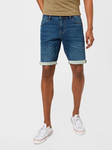 TOM TAILOR Regular Shorts 'Josh' in Blau: predná strana