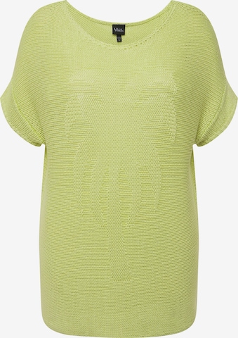 Ulla Popken Sweater in Green: front