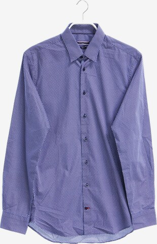 Tommy Hilfiger Tailored Button-down-Hemd M in Blau: predná strana