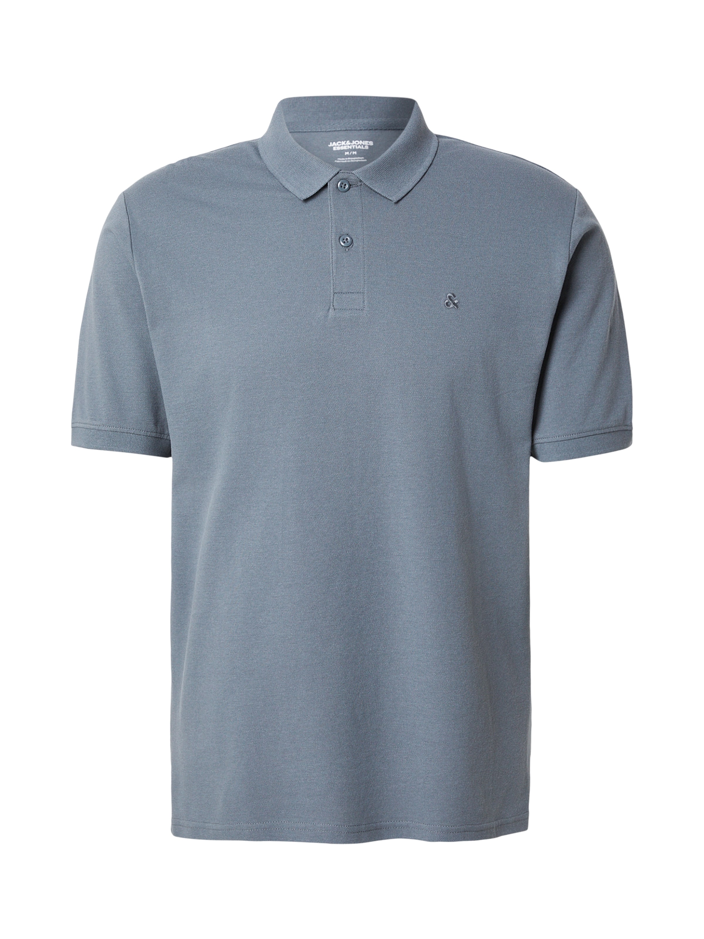JACK & JONES Poloshirt 'JWHBASIC' in Grau: Vorderseite