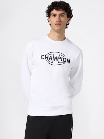 Champion Authentic Athletic Apparel Sweatshirt in White: front